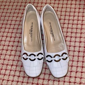 Linea Stretch by Walter Genuin white golf shoes